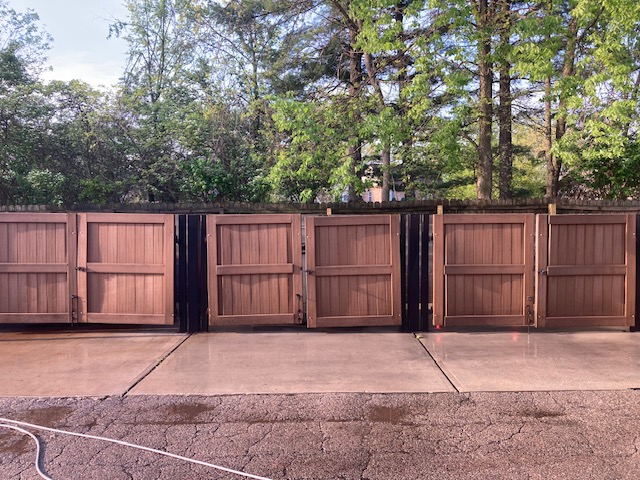 clean outside area
